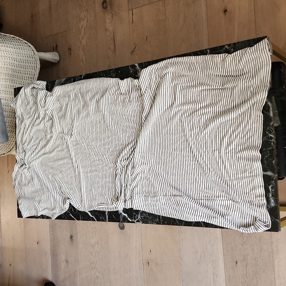 Allsaints Belted Stripes Tee Shirt Dress - Picture 5 of 7